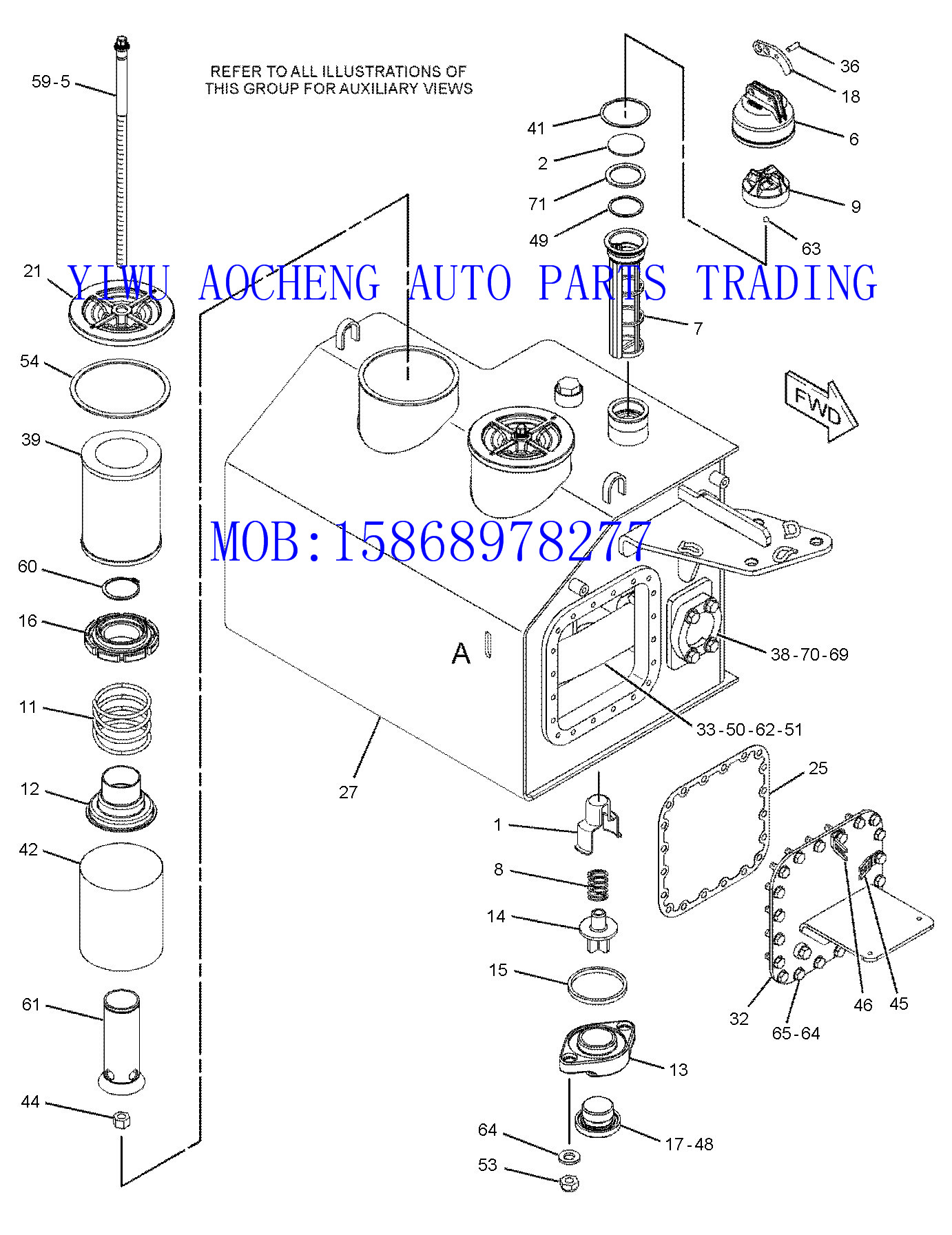 Manufacturer direct selling CAT oil filter element 1r-0777