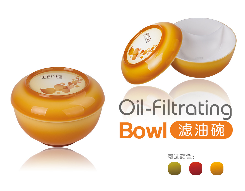 The manufacturer recommends 950ML color oil filter bowl with cover