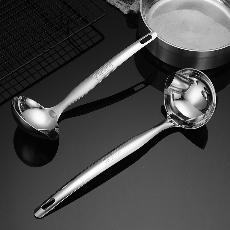 304 Stainless Steel Colander Water Filter Colander Dumplings Noodles Strainer Screening Mesh Oil Filter Fried Hot Pot Spoon Spoon Strainer Grease Strainer
