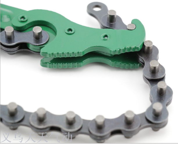 Chain type oil filter wrench