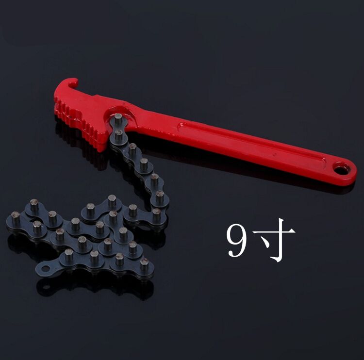 Oil filter element chain wrench filter oil compartment disassembly tool adjustable water purifier universal water pipe 