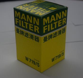 W719/5  Oil filter   MANN FLITER