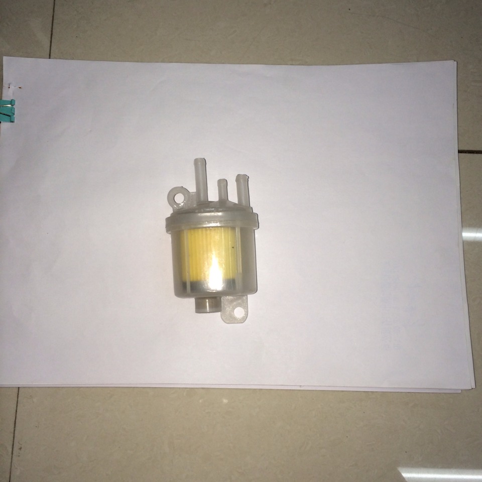 Motorcycle engine oil filter