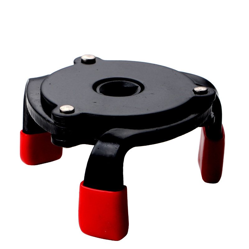 One-Way Three-Claw Filter Wrench Change Oil Filter Machine Filter Wrench Oil Core Disassembly Ball Head Non-Slip Edging