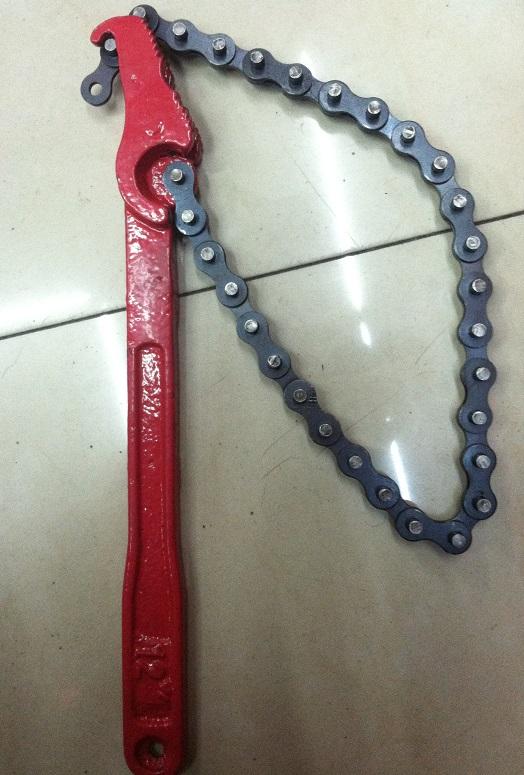 Oil filter wrenche, Chain-type car oil filter wrench