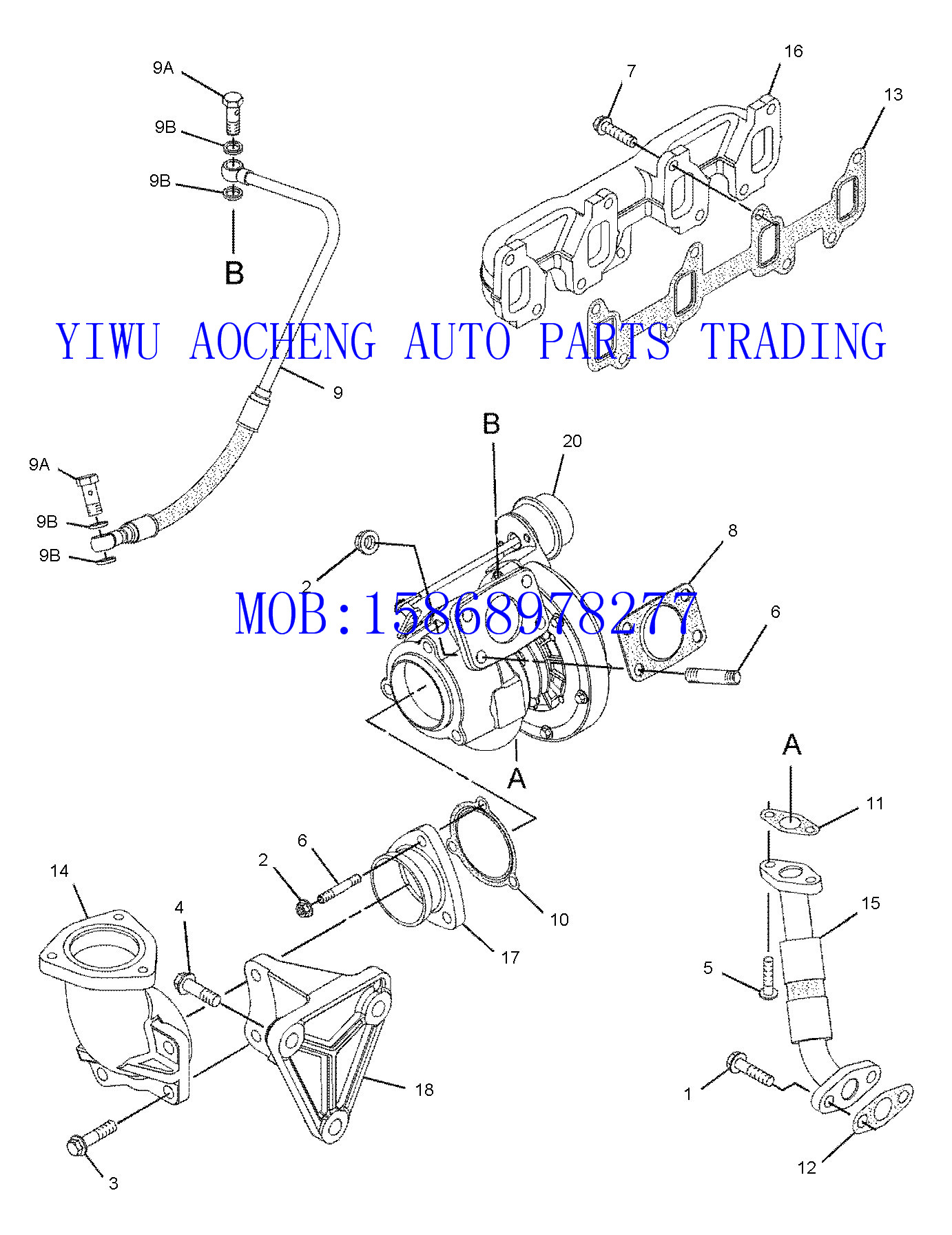 Manufacturer direct - sale CAT oil filter element 321-2412