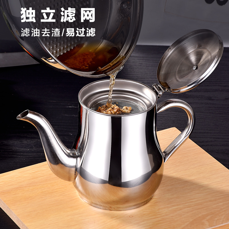 oil filter can special kitchen oil filter can dustproof multifunction oil storage device oil filter to remove residue