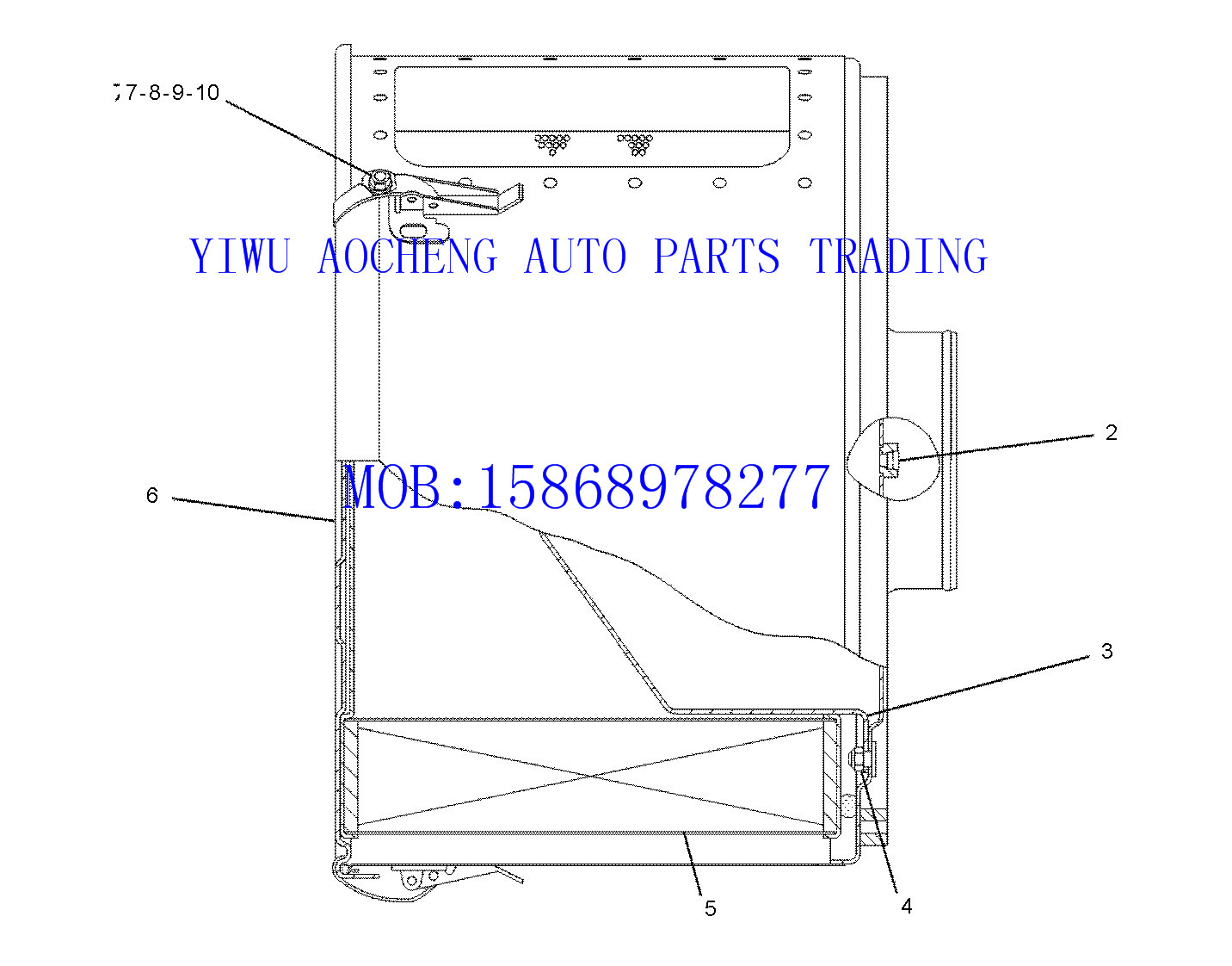 Manufacturer direct selling CAT oil filter elements 4P0710