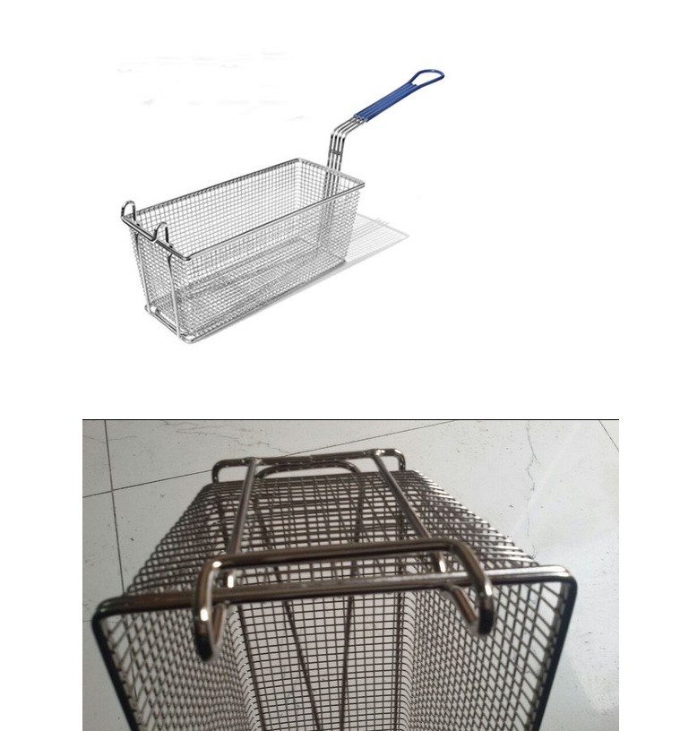 Fried Blue Fries Wire Mesh for Frying Oil Filter Screen Fried Mesh Length Frying Basket AP26 Blast Furnace Accessories
