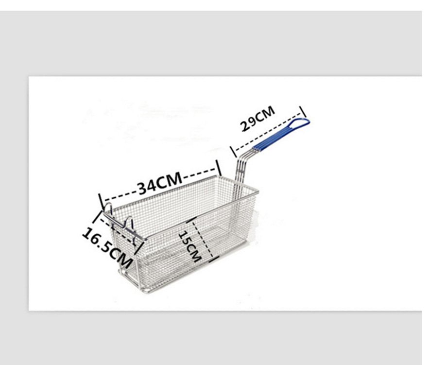 Fried Blue Fries Wire Mesh for Frying Oil Filter Screen Fried Mesh Length Frying Basket AP26 Blast Furnace Accessories