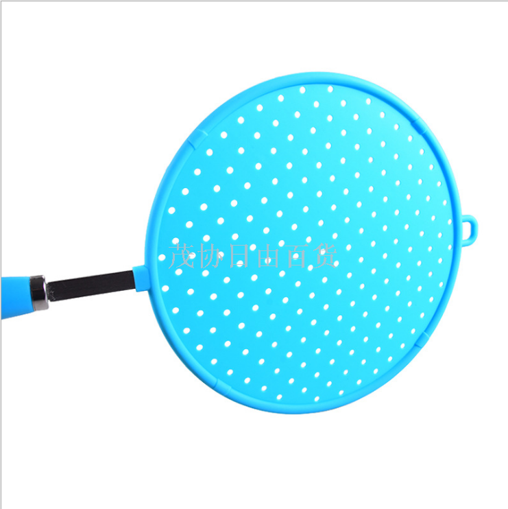 Silica gel oil filter mesh wash vegetables with silica gel oil patting mesh oil splash pot cover silica gel steaming