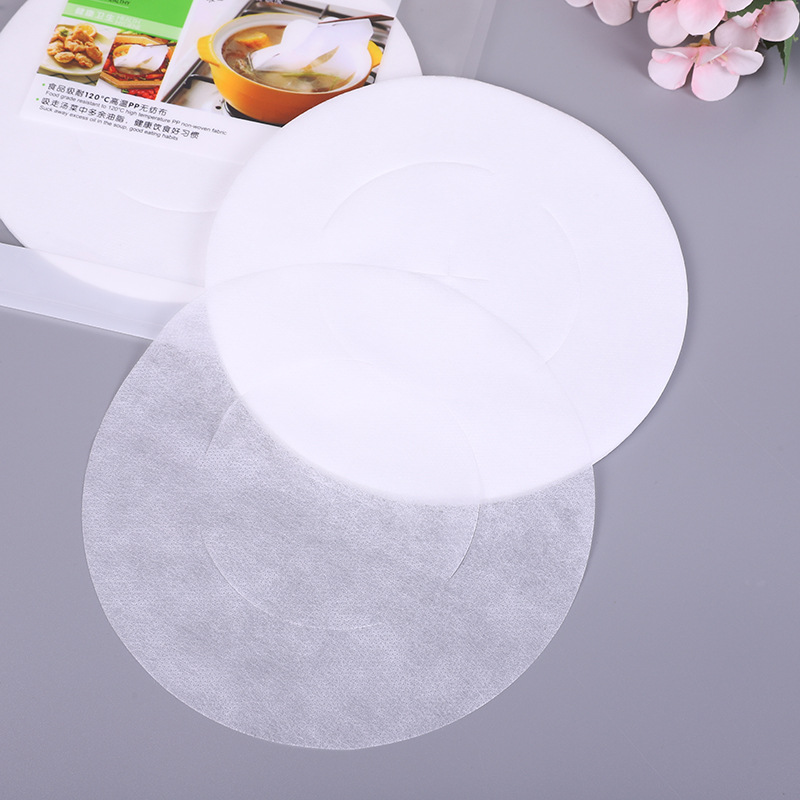Factory Direct Sales Kitchen Cooking Soup Soup Food Oil Removal Paper Oil-Absorbing Sheets Oil Filter Cloth Non-Woven Fabric