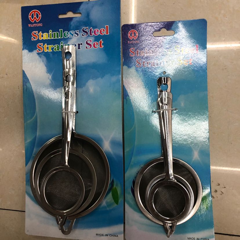 Supply Does Not Stainless Steel Tea Strainers Oil Grid/Partition Ladle Oil Filter/Net Kitchen Supplies
