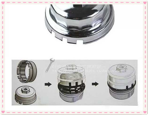Toyota Lexus Lingzhi Aluminum Alloy Special Cap Oil Filter Hanlan Corolla Oil Filter Wrench