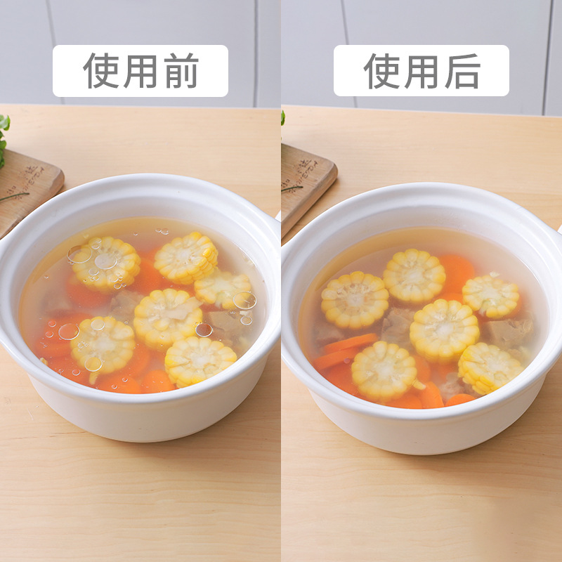 Soup OilAbsorbing Sheets Kitchen Edible Soup Fried Oil Filter Film Food Baking Special Food Stew Soup Oil Removal