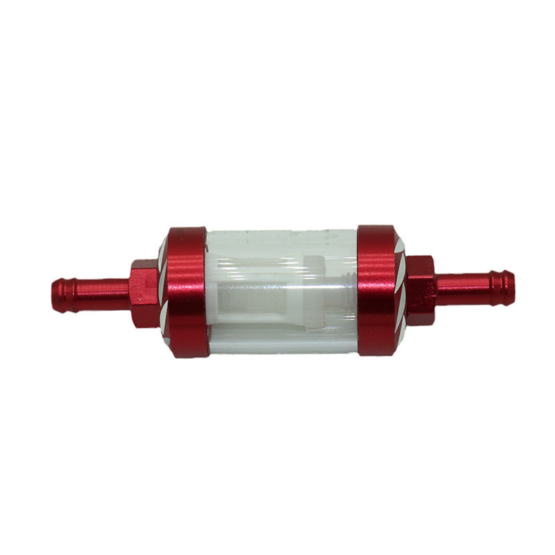 Motorcycle Modified Metal Oil Filter Gasoline Filter Filter Detachable Transparent Glass Gasoline Filter