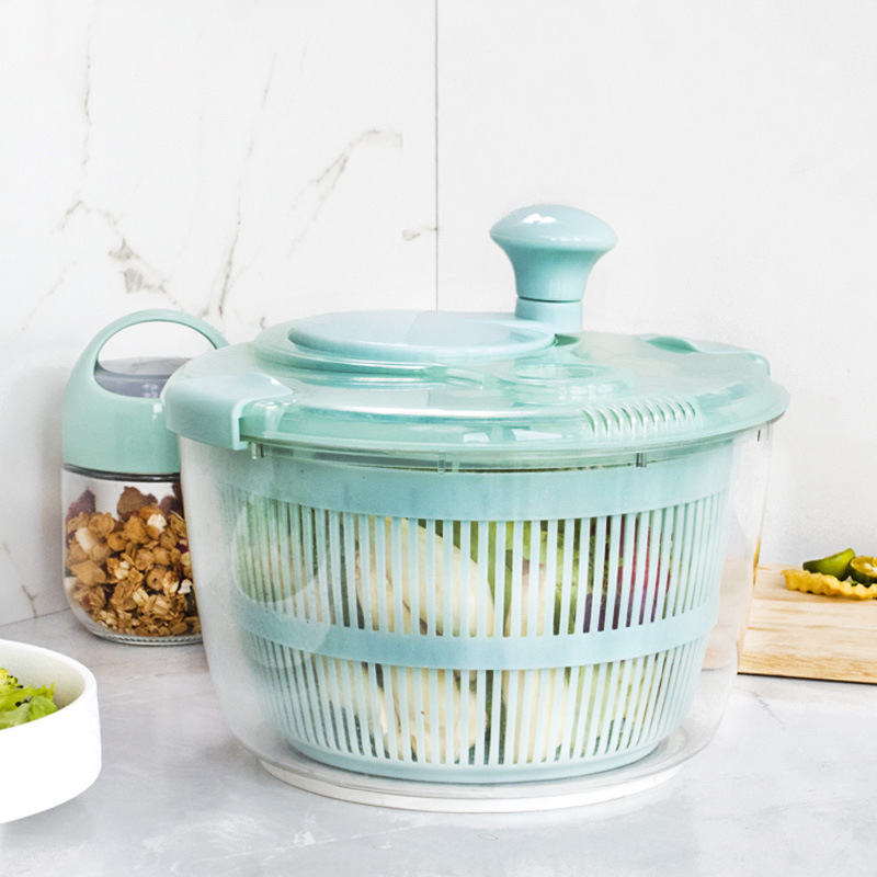 Vegetable Washer Vegetable Salad Dehydrater Household Vegetable Washing and Draining Basket Fried Oil Filter Factory Direct Sales