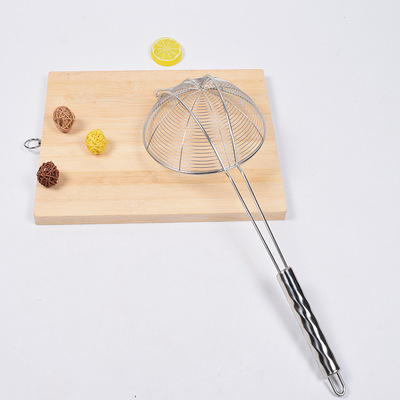 Stainless steel strainer hot pot spoon sieve sieve sieve sieve sieve Fried boil oil filter screen