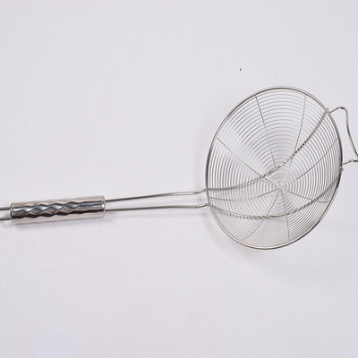 Stainless steel strainer hot pot spoon sieve sieve sieve sieve sieve Fried boil oil filter screen