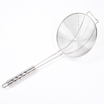 Stainless steel strainer hot pot spoon sieve sieve sieve sieve sieve Fried boil oil filter screen