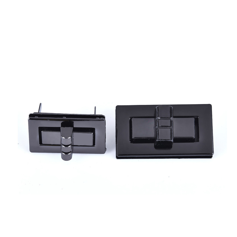 Factory Wholesale Customized Zinc Alloy Bag Women&#039;s Bag Hardware Accessories New Square Bamboo Joint Screw Lock