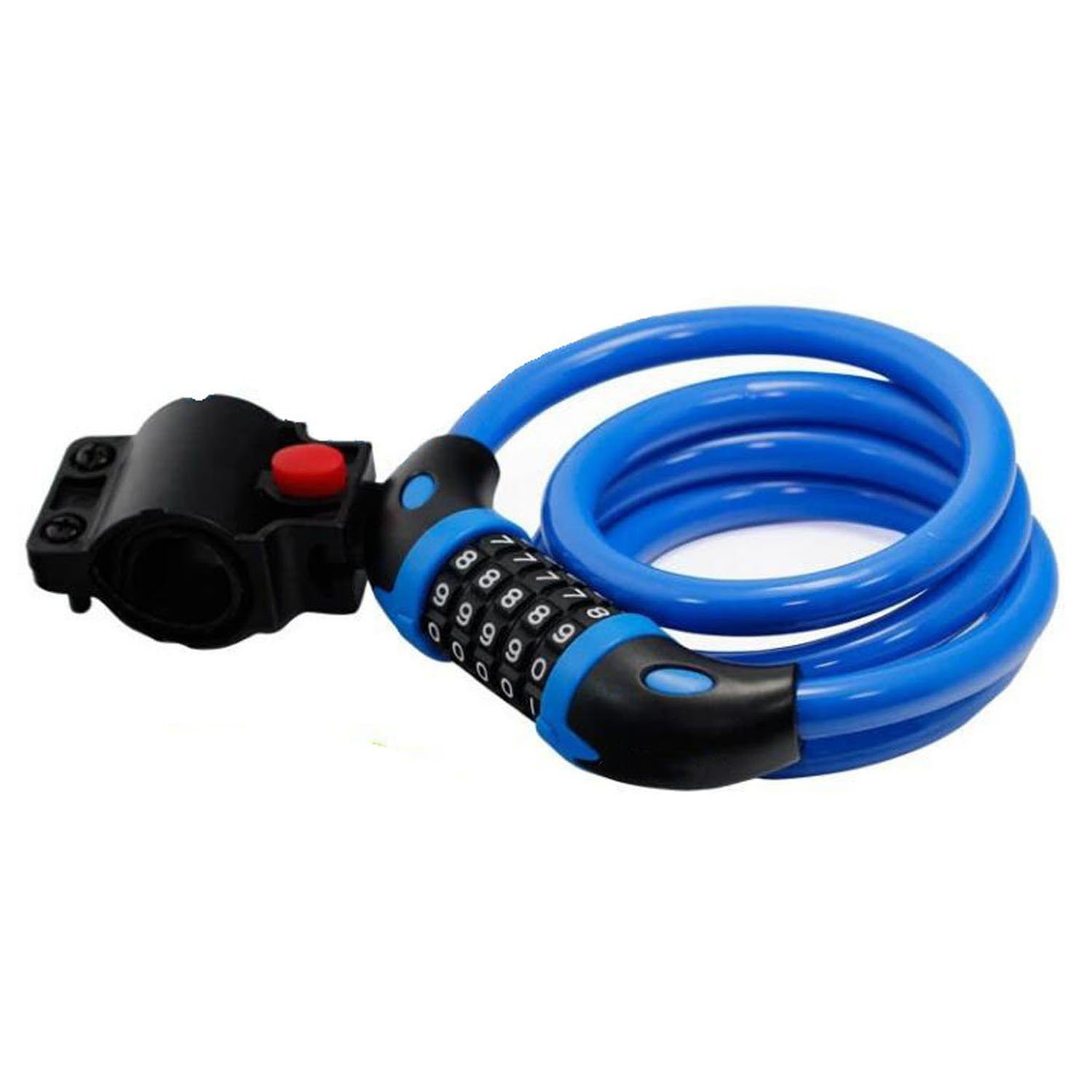 Bicycle Lock Five-Digit Password Lock Mountain Bike Universal Ty566 Wire Lock Cable Lock Bicycle Circular Lock