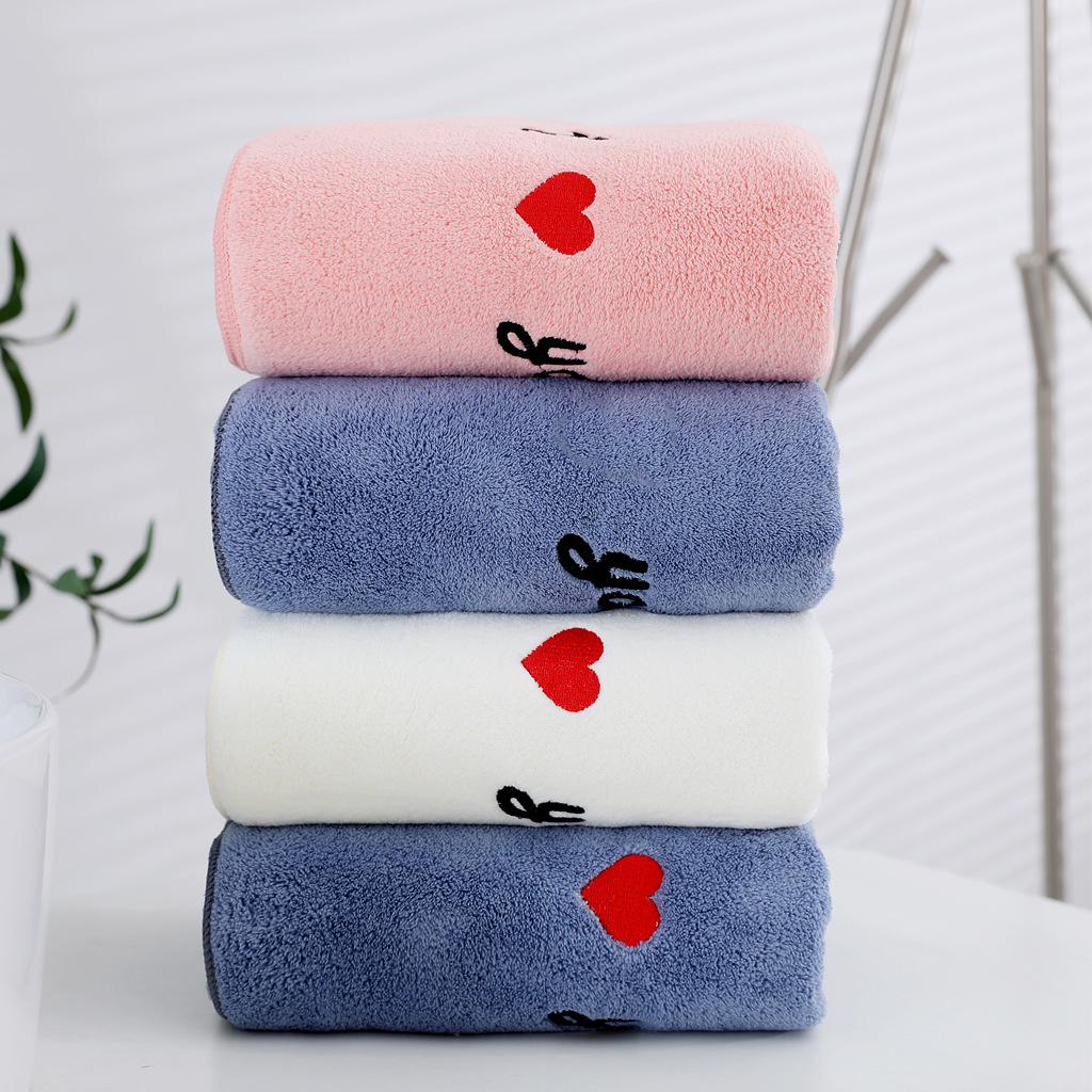 High Density Coral Fleece Towel Can Be Cut Locked and Wrapped Superfine Fiber Beauty Gift Present Towel Customized Whole