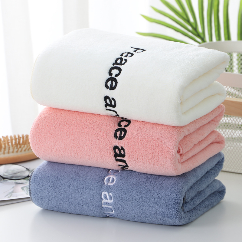 High Density Coral Fleece Towel Can Be Cut Locked and Wrapped Superfine Fiber Beauty Gift Present Towel Customized Whole
