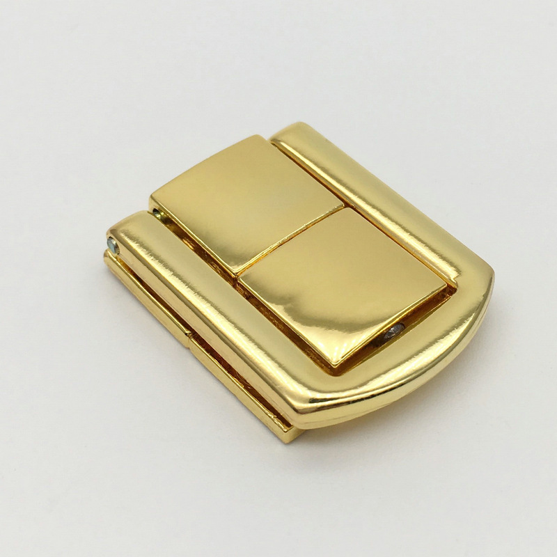 Accessories Medium Metal Die Casting Lock Zinc Alloy Leather Case Wooden Box Wine Box Lock Hardware Pacific Buckle