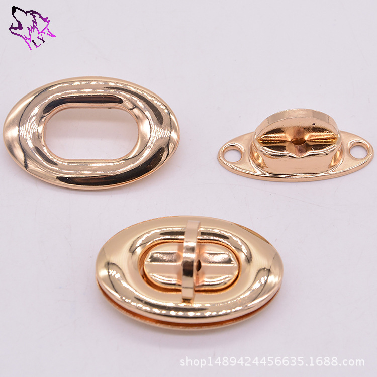 Factory in Stock Supply Latch of Bags and Suitcases Flat-Screen Lock Metal Lock Catch Horn Button Quantity Discount