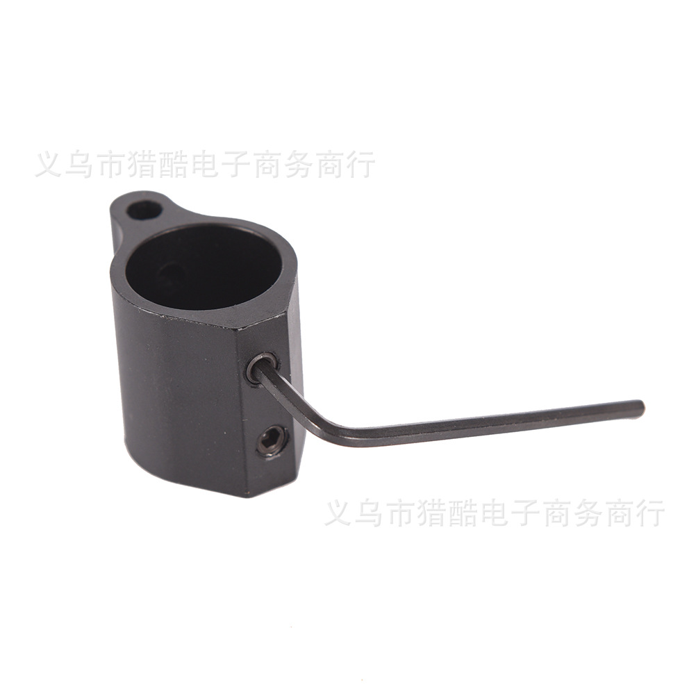 Aluminum Gas Guide Block 750 Gas Block Gas Locking Gas Guide Hoop 223 5.56 0.75 Metal Gas Guide Hoop