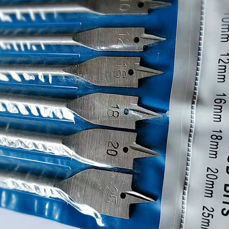 Drill 6pc Hanging Bag Package Carpentry Drill Lock Hole Drill Hexagonal Handle Woodworking Hole Saw Wood Board Punching