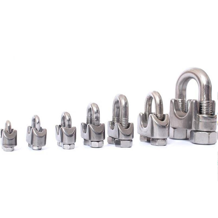 304 Stainless Steel Wire Rope Chuck Steel Wire Chuck U-Clip Lock String Clip Each Model