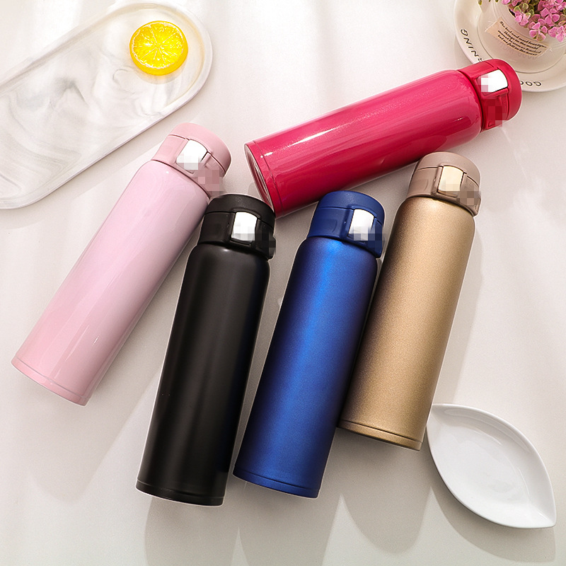 Bounce Cover Lock Cup Vacuum Cup 316 Stainless Steel Car Business Water Cup Gift Wholesale Tumbler Customization