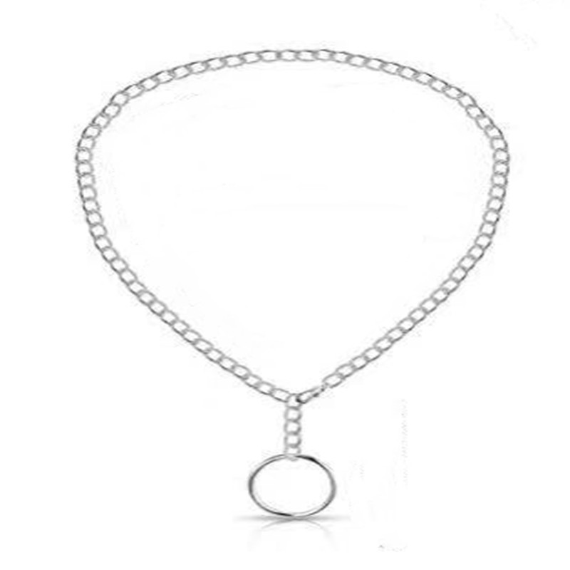 Europe and America Cross Border Popular Ornament Personalized Retro Multiple Sets of Chain Necklace Sweater Chain Simple Lock-Shaped Elegant Necklace