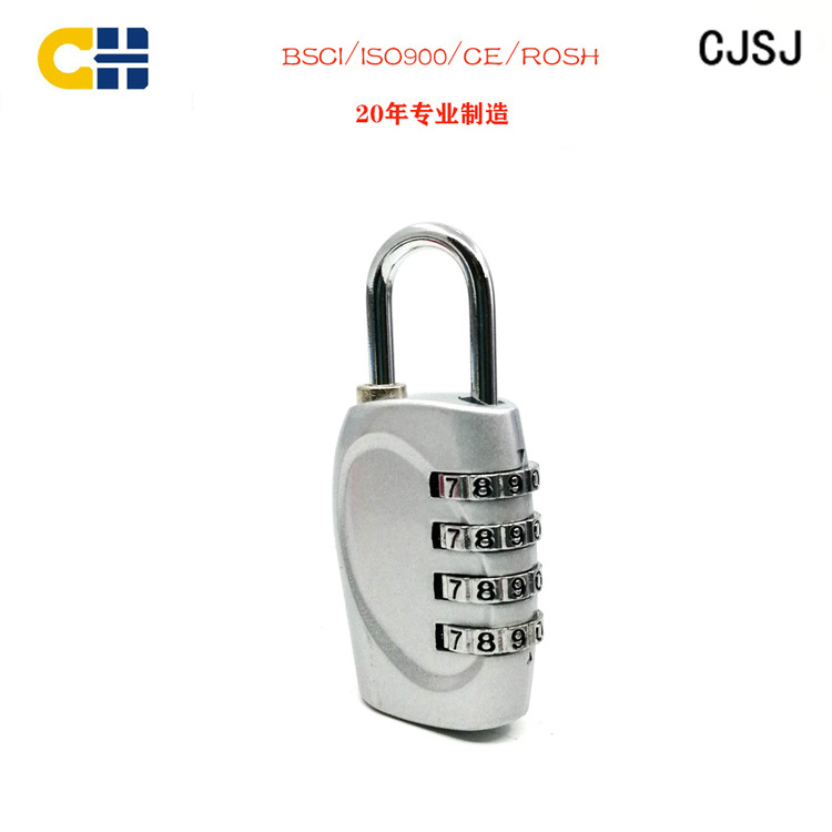 Production Best-Selling Style 4-Digit Combination Lock High-End Number Padlock Gym Color Padlock Mixed Color CH-15H