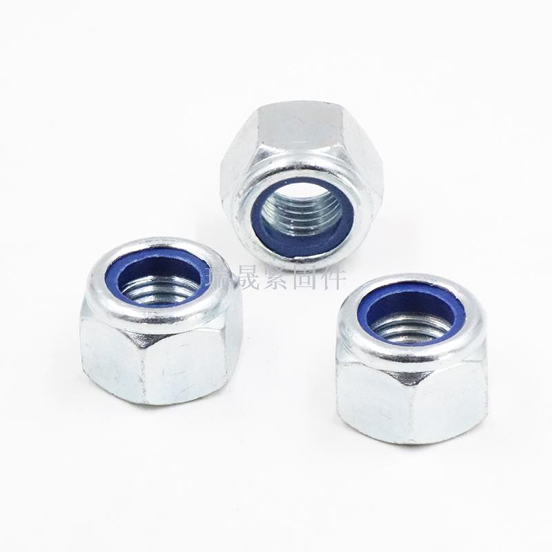 Locknut DIN982 carbon steel locknut nylon self-locking locknut class 4 locknut