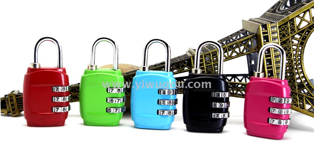 High quality 3 digits Luggage Lock ,Combination Padlock,Combination Lock