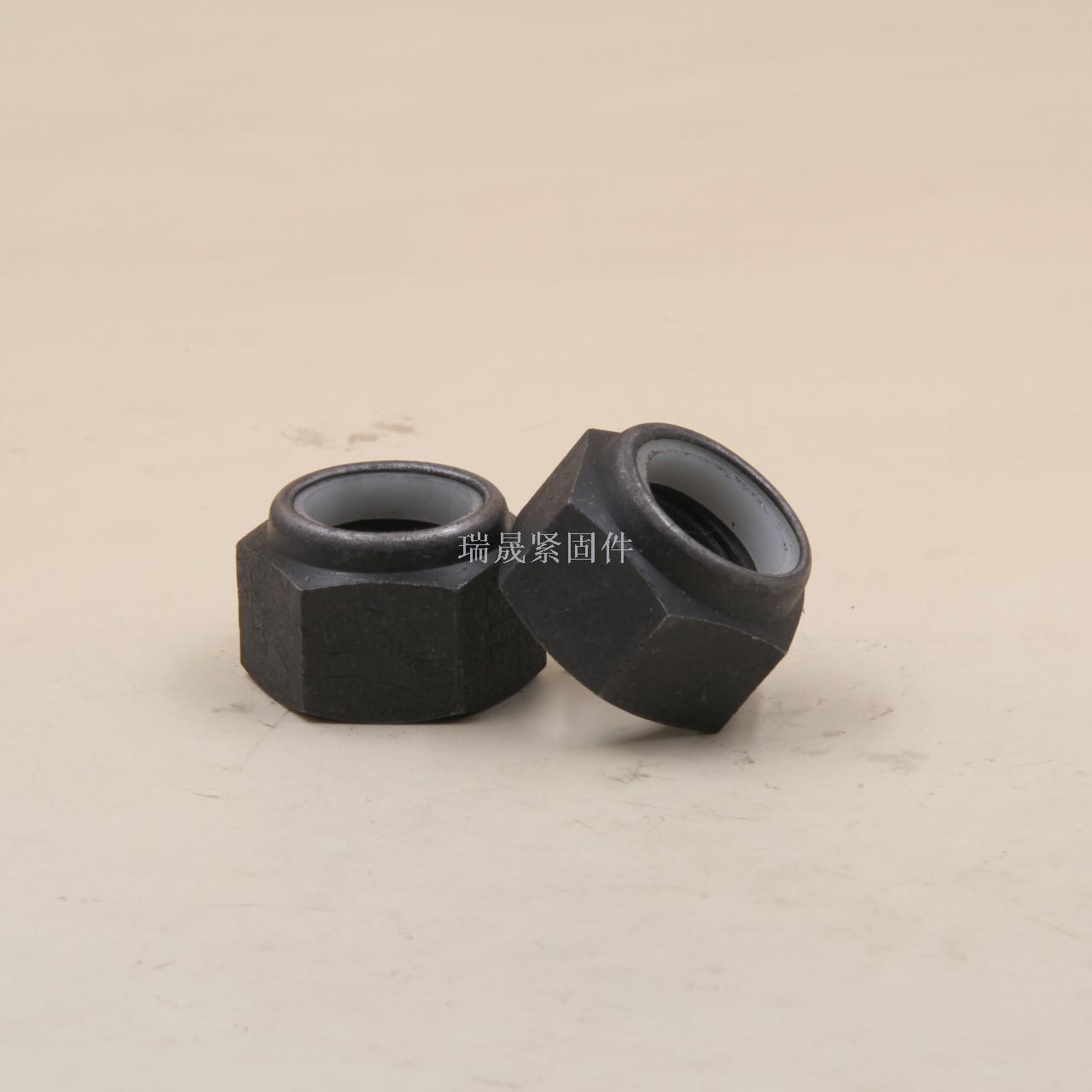 DIN985 M30 black self - locking nylon self - locking lock lock lock nut high strength German standard locknut