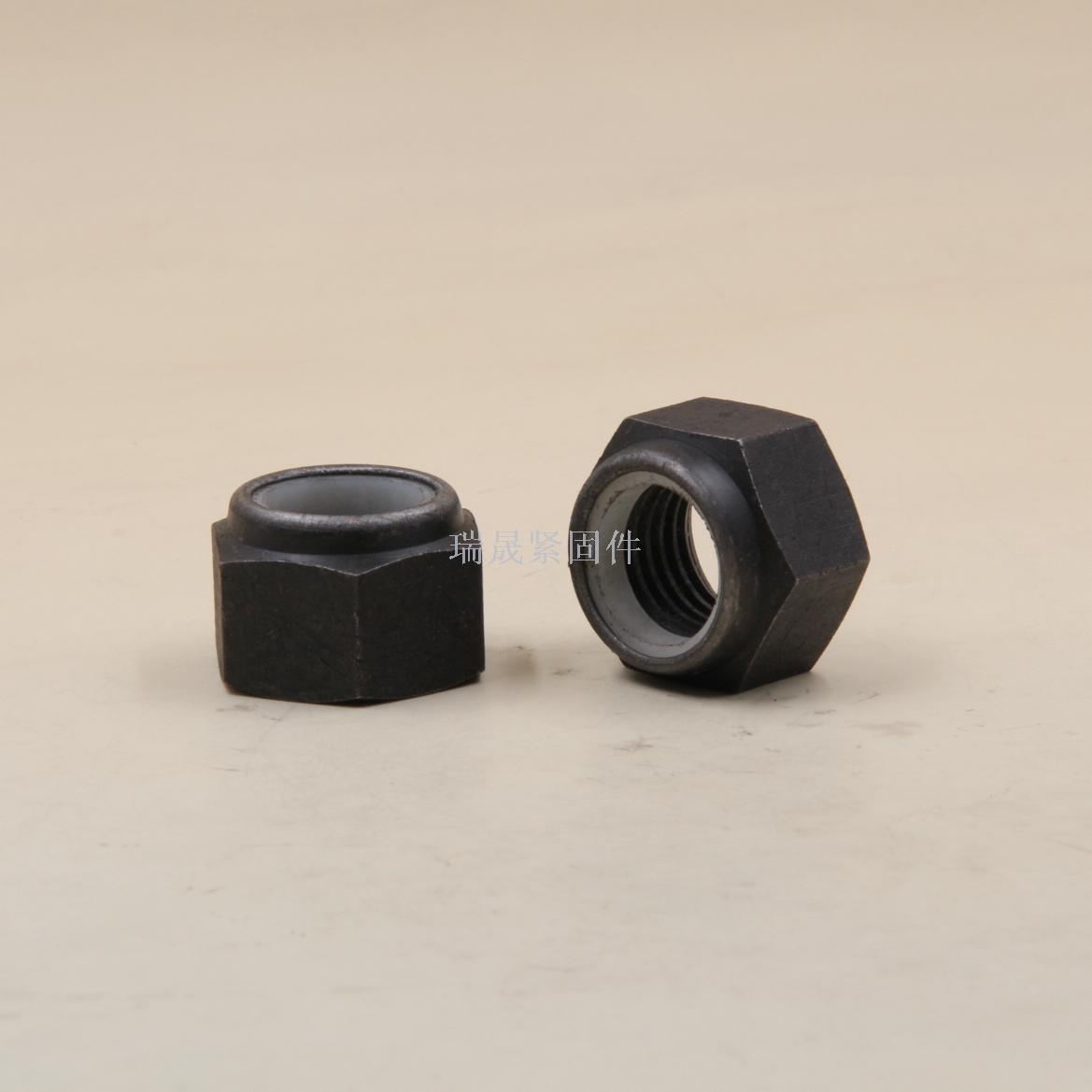 DIN985 M30 black self - locking nylon self - locking lock lock lock nut high strength German standard locknut