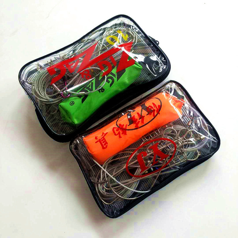 Stainless Steel Lure Lock Fish Buckle Clavicle Chain Fish Lock Belt Buoyance Rod Fish Buckle and Various Fishing Gear Wholesale