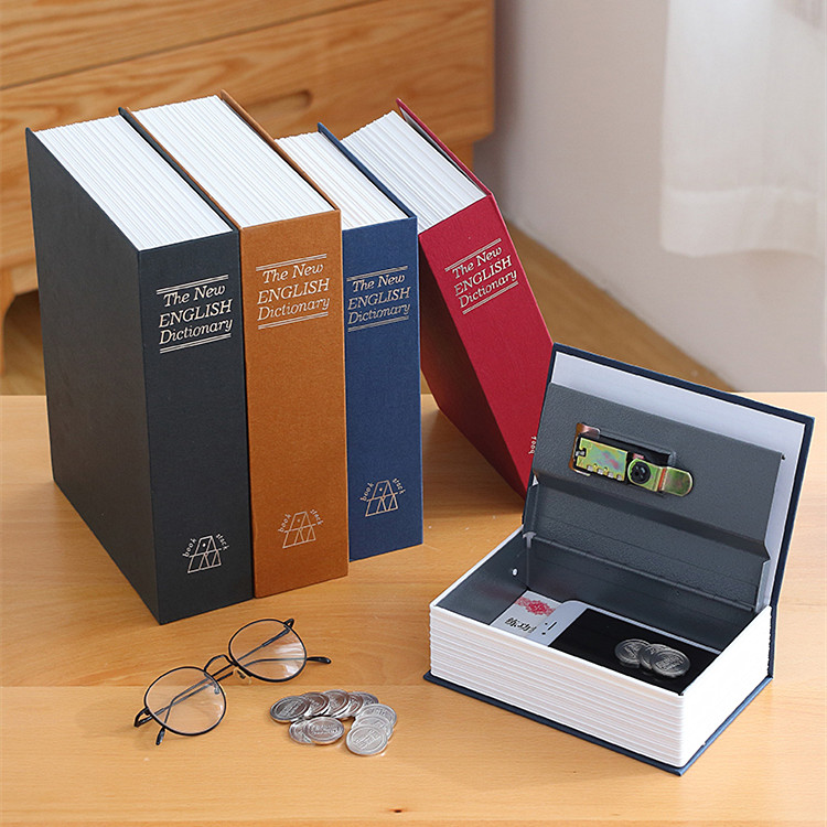 Medium Code Lock Book Fuse Box Savings Bank Student Small Coin Bank Home Simulation Book Safe