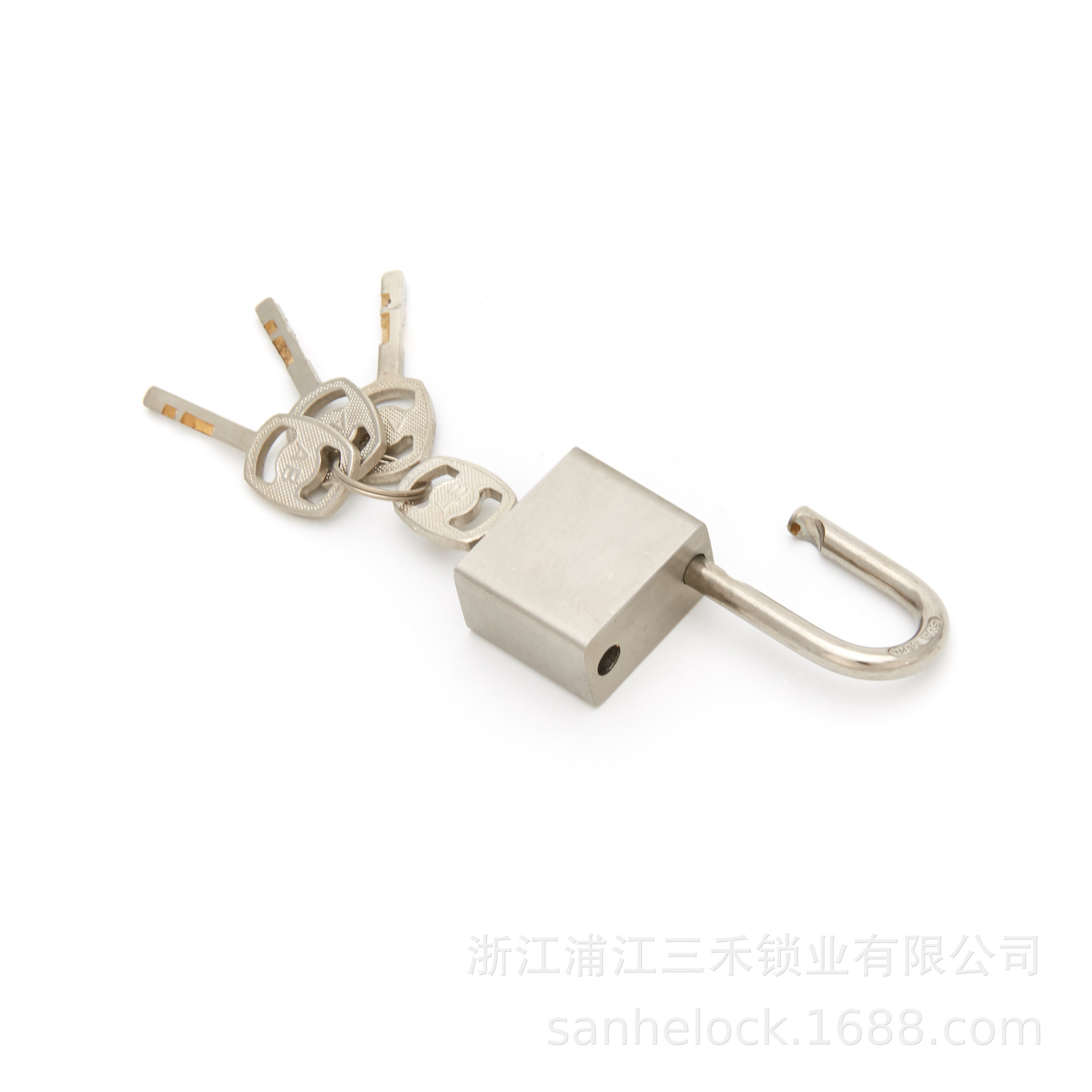 Factory Direct Supply Stainless Steel Short Beam Lock Stainless Steel Long Beam 304 Stainless Steel Lock Student Dormitory Anti-Theft Padlock