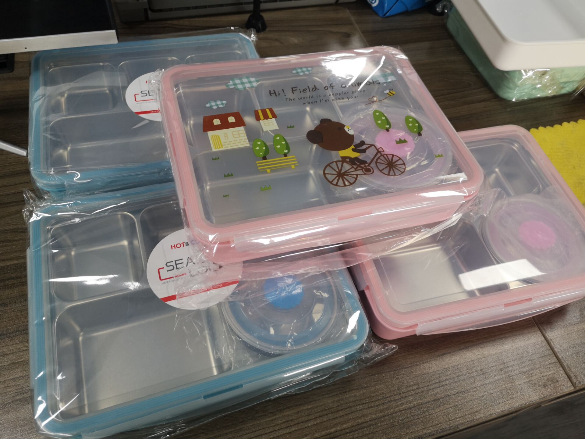 SEAL LOCK 304 stainless steel high capacity lunch box for children, students and Adults