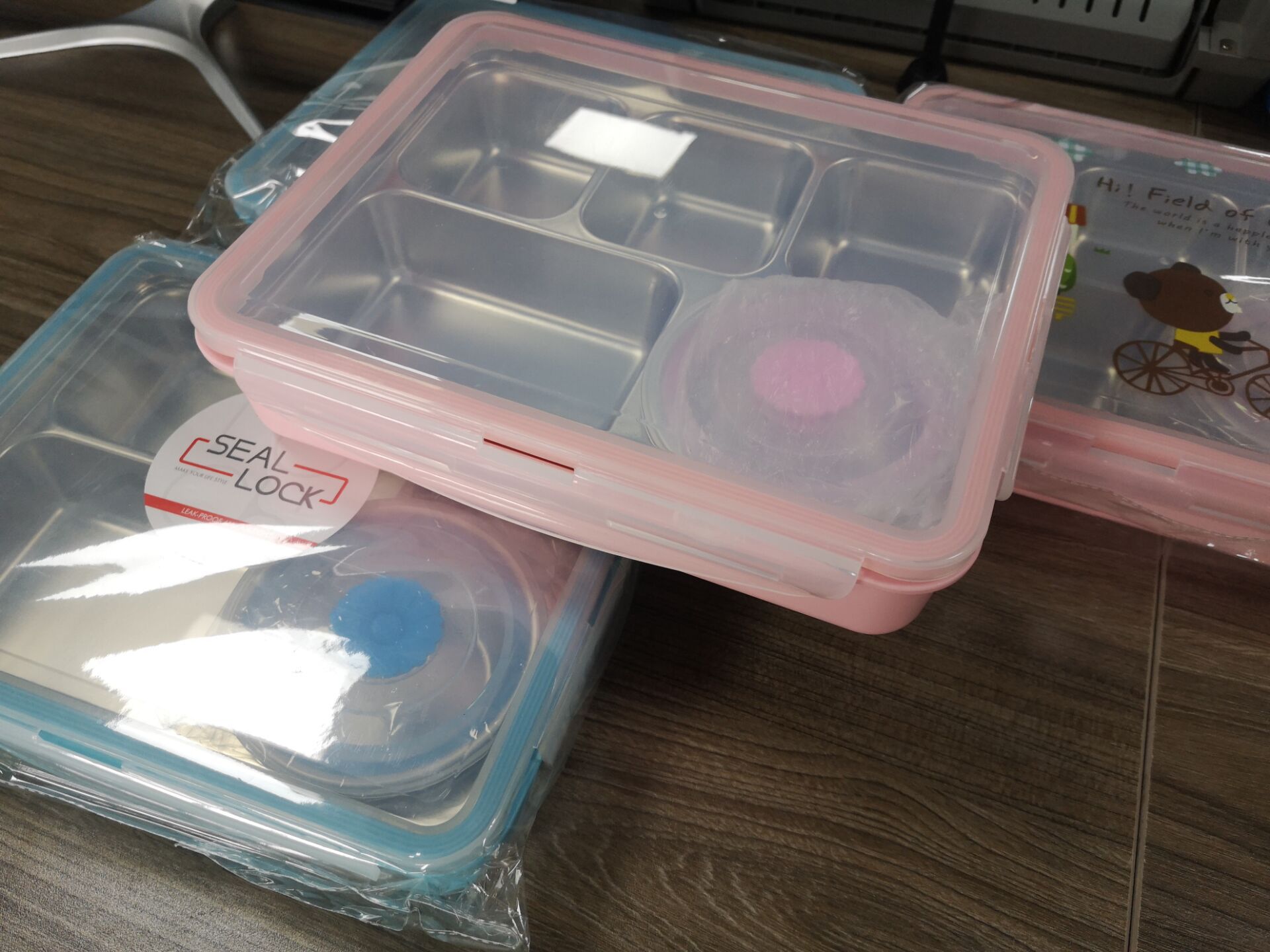 SEAL LOCK 304 stainless steel high capacity lunch box for children, students and Adults