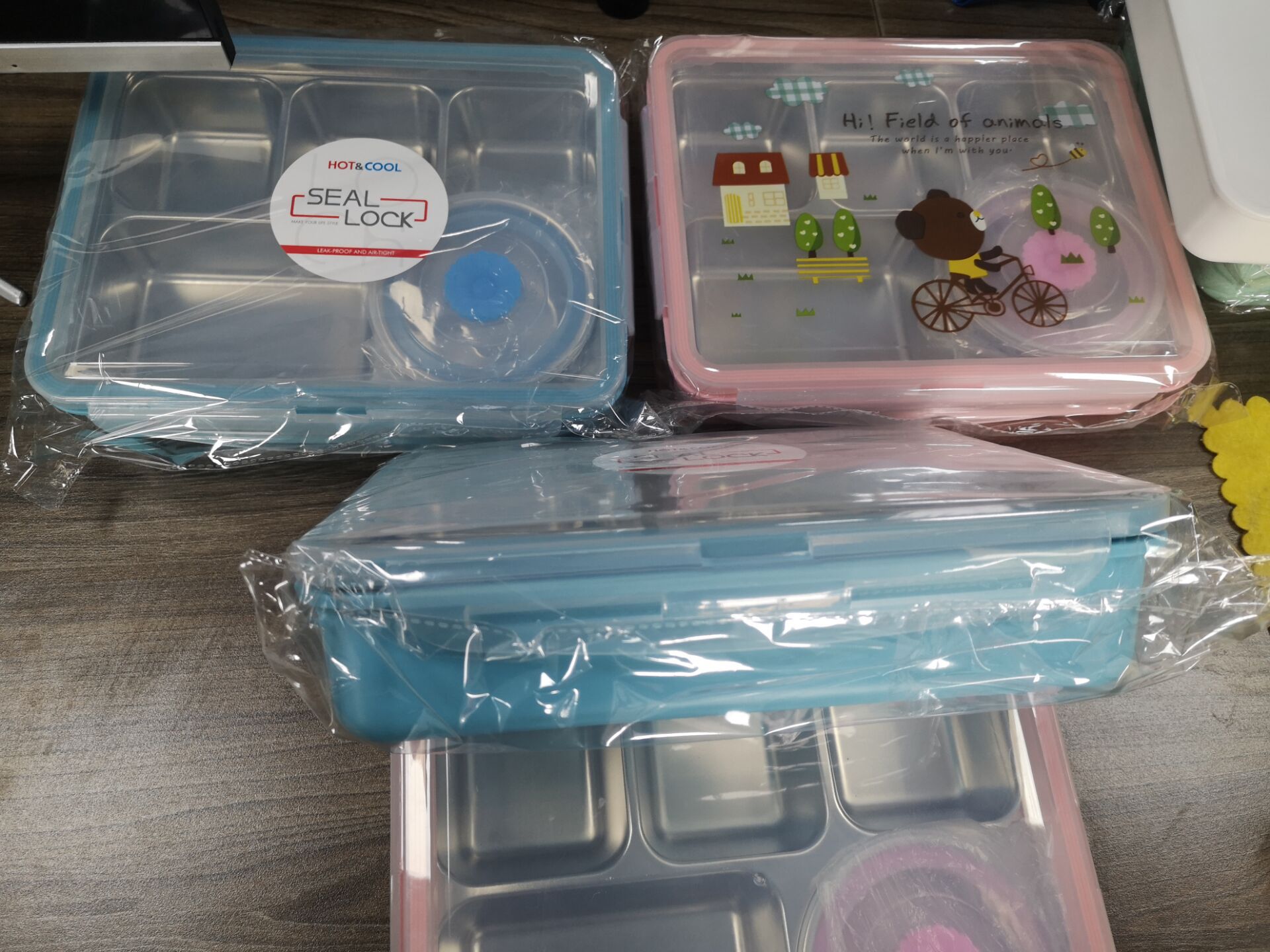 SEAL LOCK 304 stainless steel high capacity lunch box for children, students and Adults