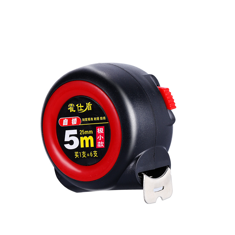 Factory Tape Measure 5 M Small Gear Self-Locking Tape Measure Engineering Daily Measuring Tool Steel Tap Logo Wholesale
