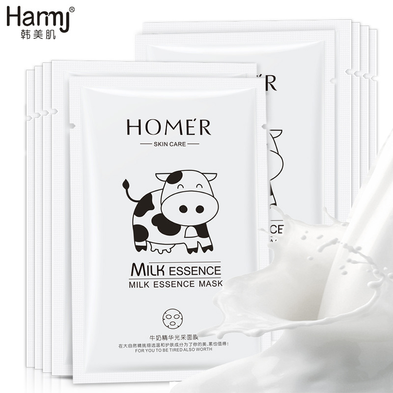 Manufacturer HANMJ Milk Moisturizing Hydrating Moisturizing and Nourishing Lifting Beauty Lock Water Mask Facial Cosmetics Skin Care Hair Generation