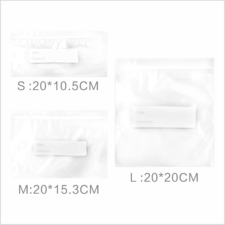 Refrigerator Fruit Freshness Protection Package Thick Sealed Bag Kitchen Grocery Bag Food Buggy Bag Zip Lock Bag Ziplock Bag 20