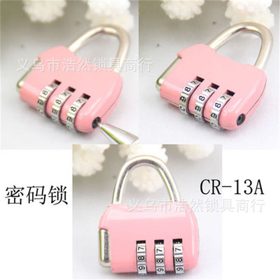 Lock Wholesale Luggage Password Lock Zinc Alloy Password Lock Cute Cartoon Password Small Padlock CH-13A